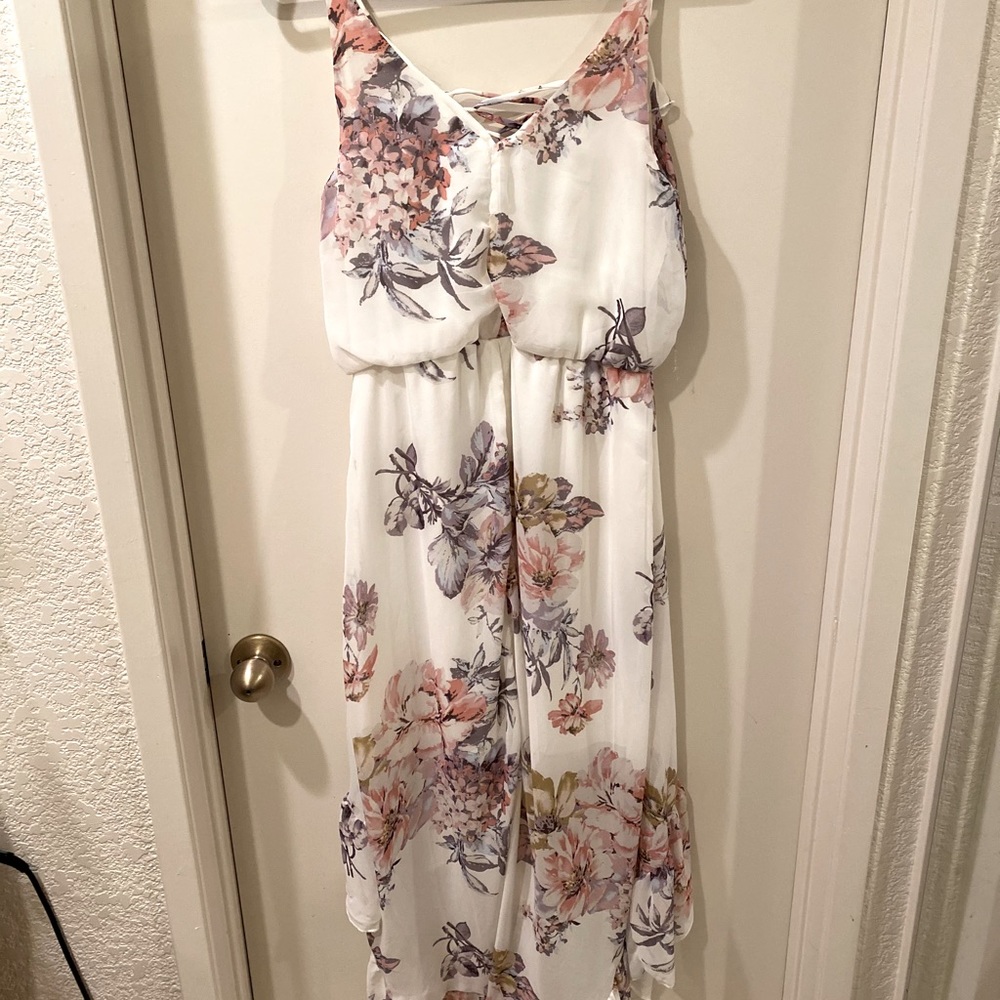 Beautiful High low white dress